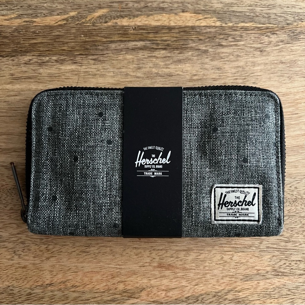 Herschel polka dot wallet